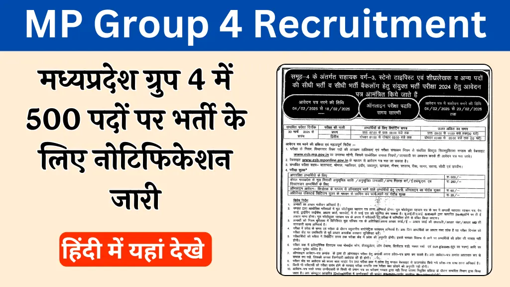 MP Group 4 Recruitment