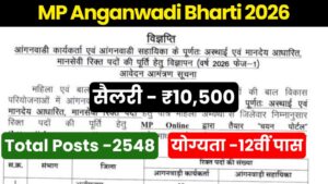 MP Anganwadi Bharti 2026